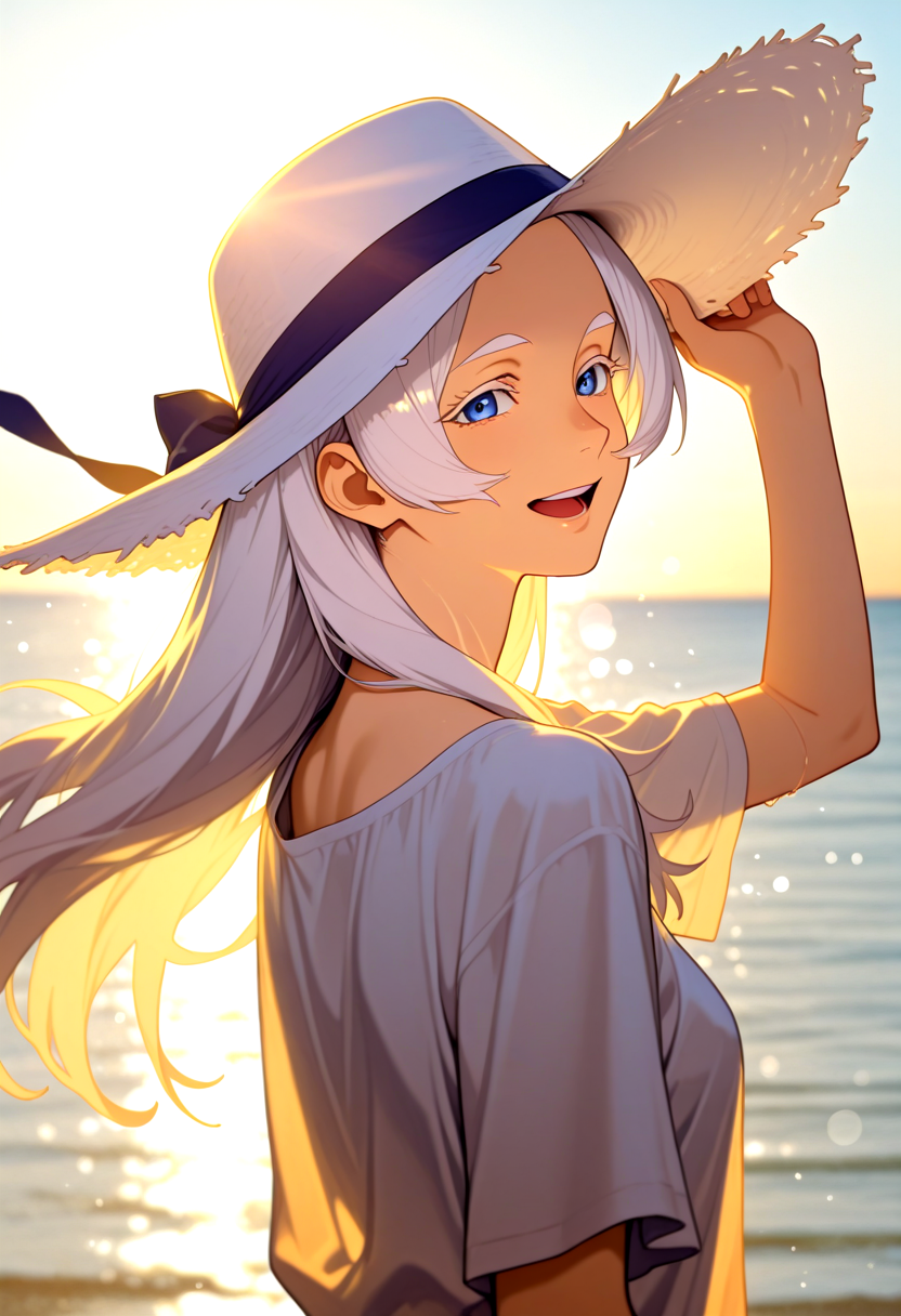 振り返り光