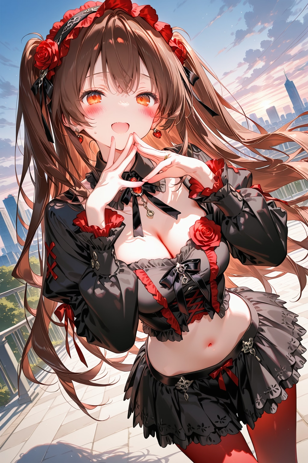 薔薇ゴスってやつ？ | の人気AIイラスト・グラビア