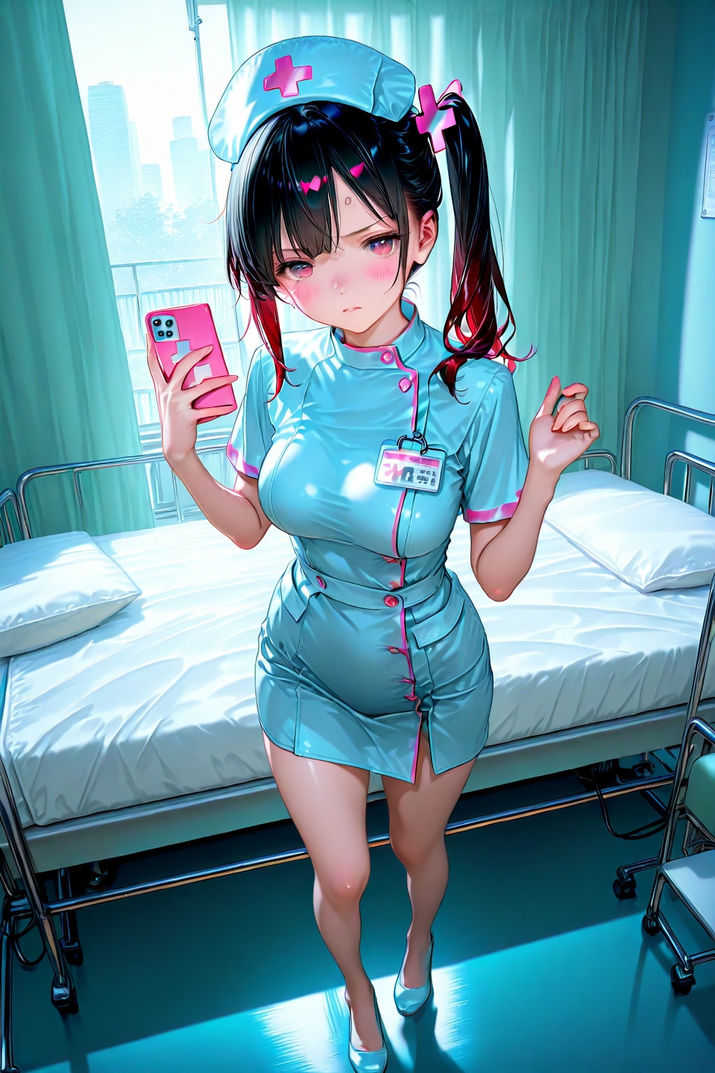 病室で、スマホは禁止です！