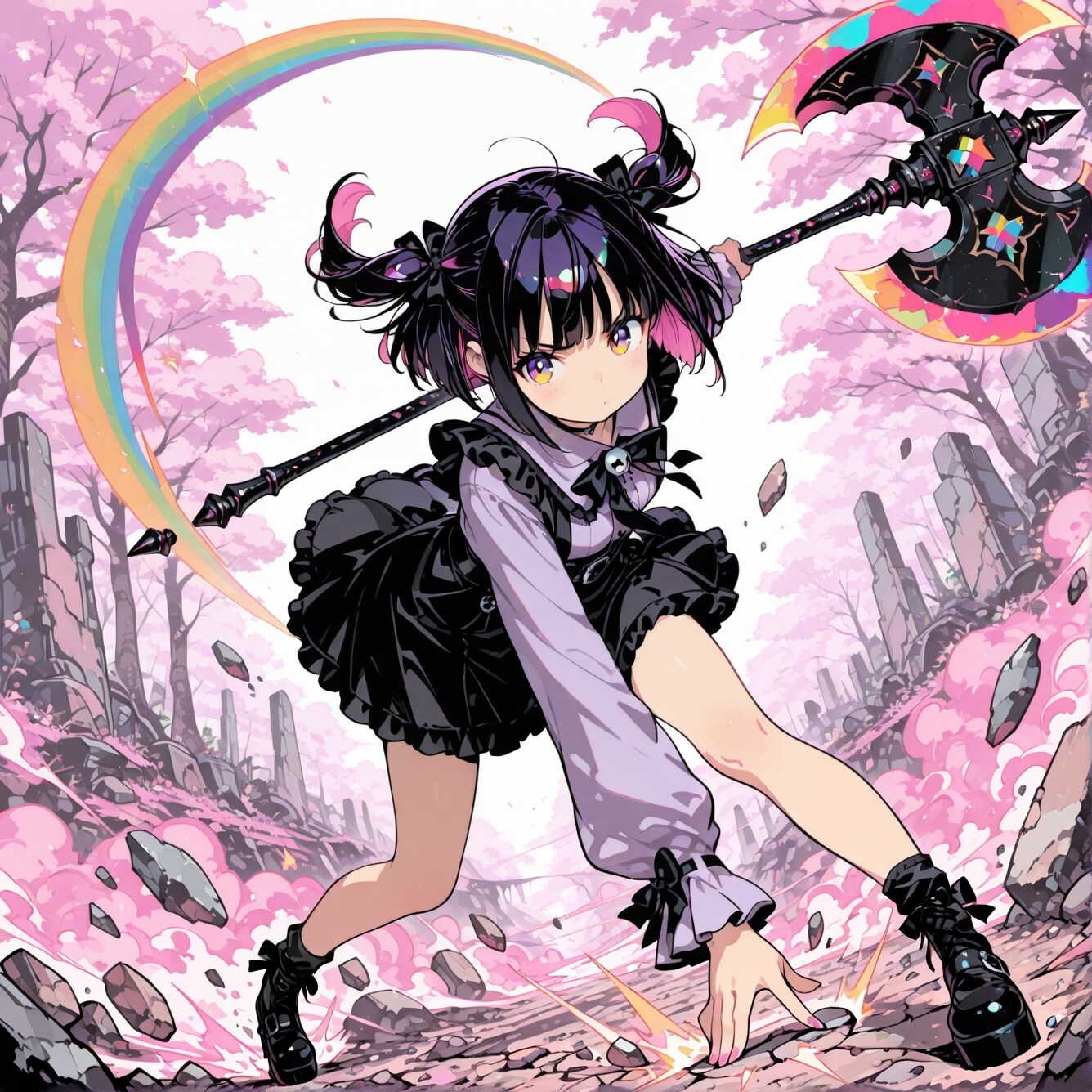 地雷ちゃん見参 | の人気AIイラスト・グラビア