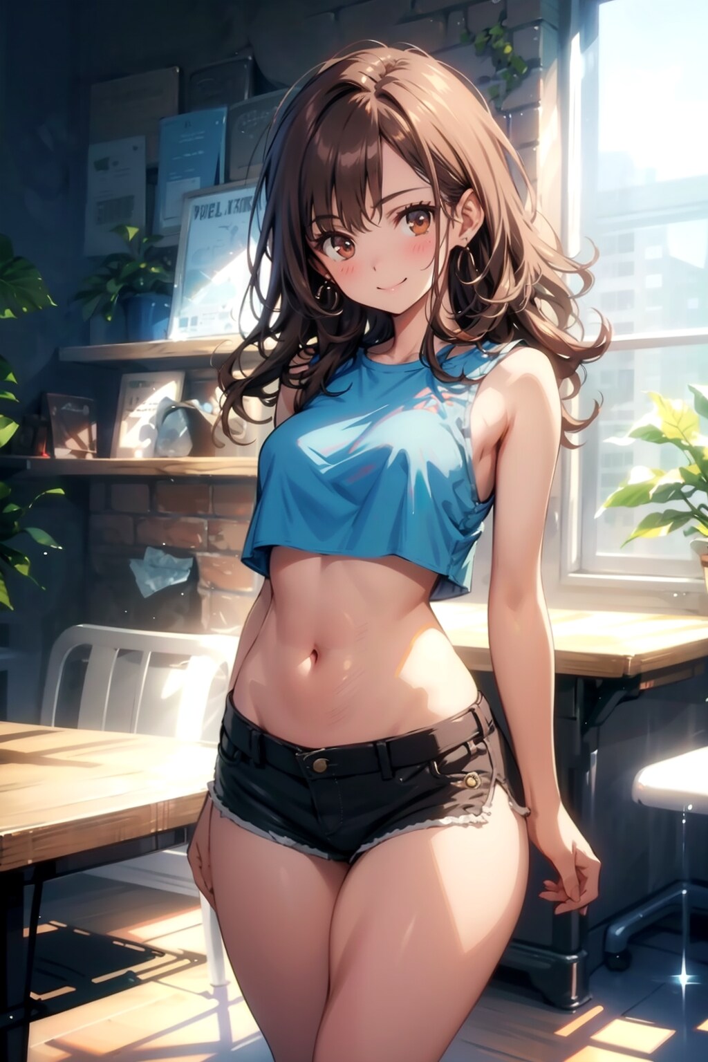 夏休み、彼女と