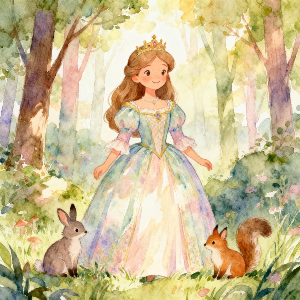森に微笑むプリンセス