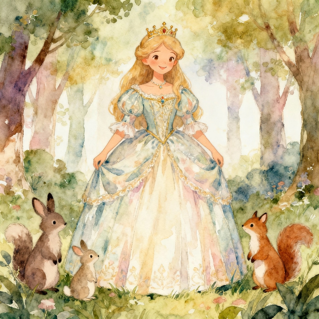 森に微笑むプリンセス