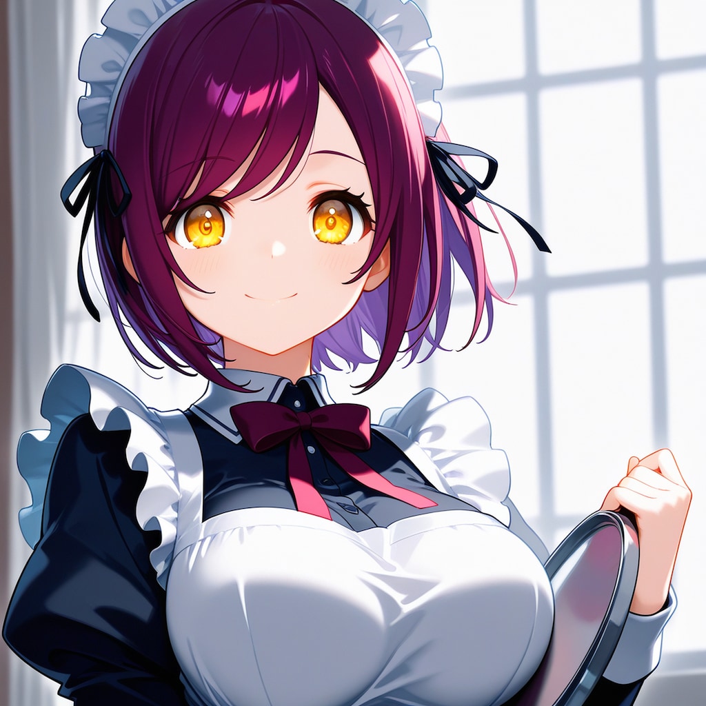 おはようございます（挨拶メイドの芽衣ちゃん）