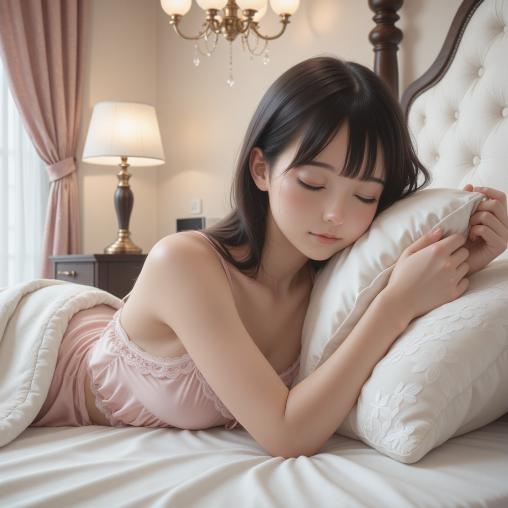 お嬢様　寝る