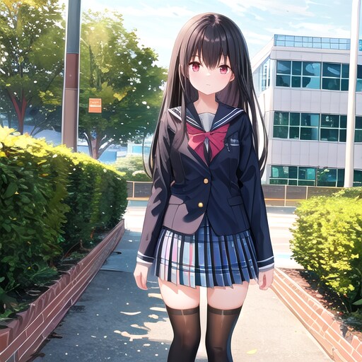 黒髪赤眼 | の人気AIイラスト・グラビア