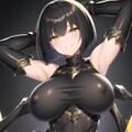 ハイレグレオタード女性集（黒髪ショートボブ編） 2枚目