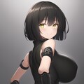 ハイレグレオタード女性集（黒髪ショートボブ編） 12枚目