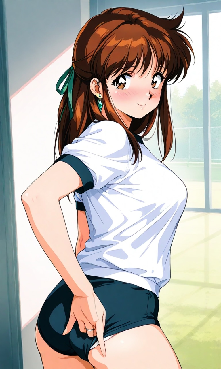 ブルマをなおすアニス先生