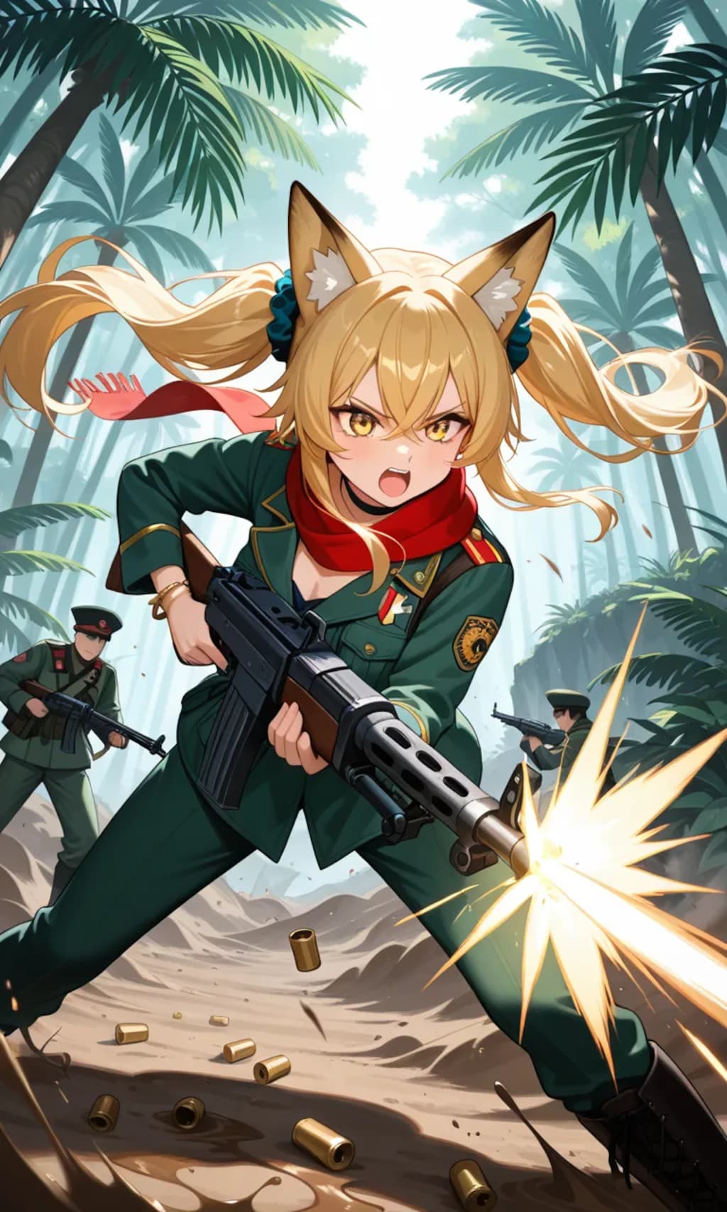 いたぞー！射てーーー！