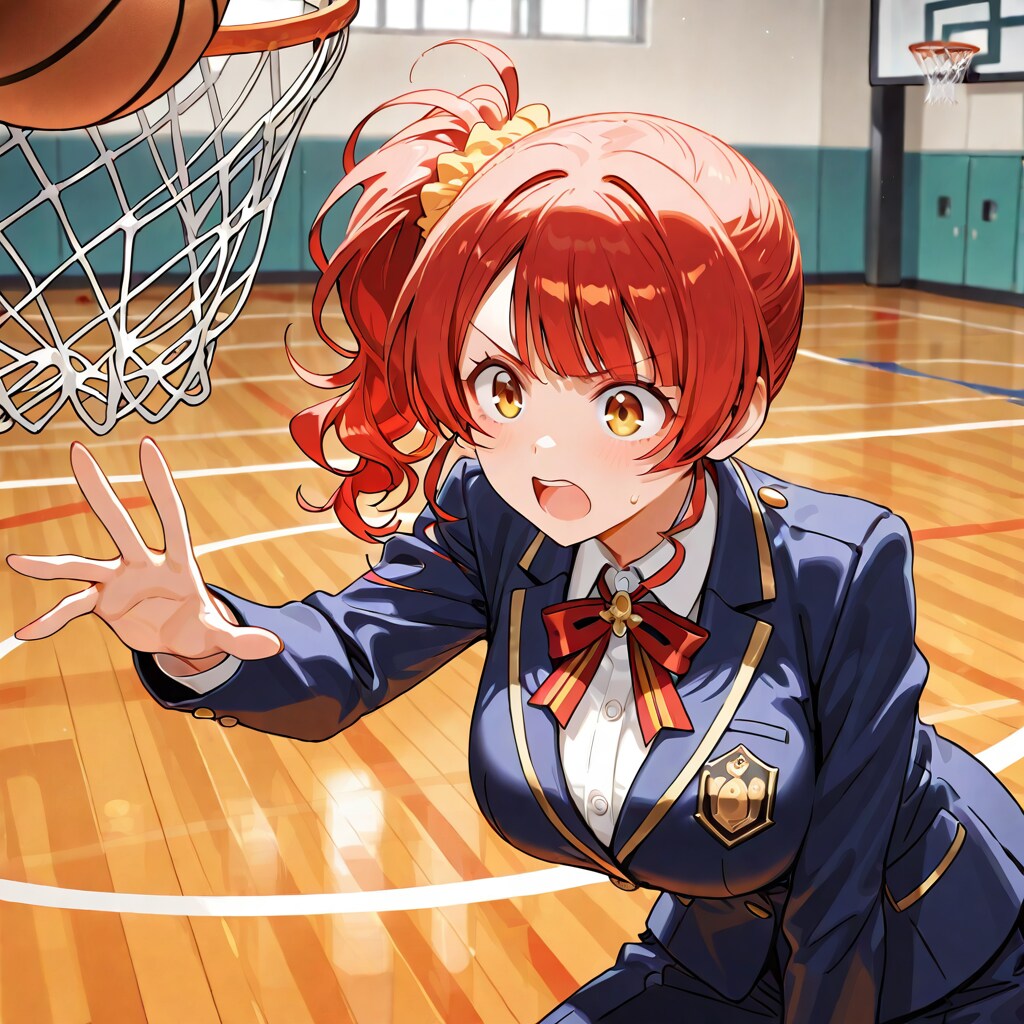 赤毛ちゃん バスケ