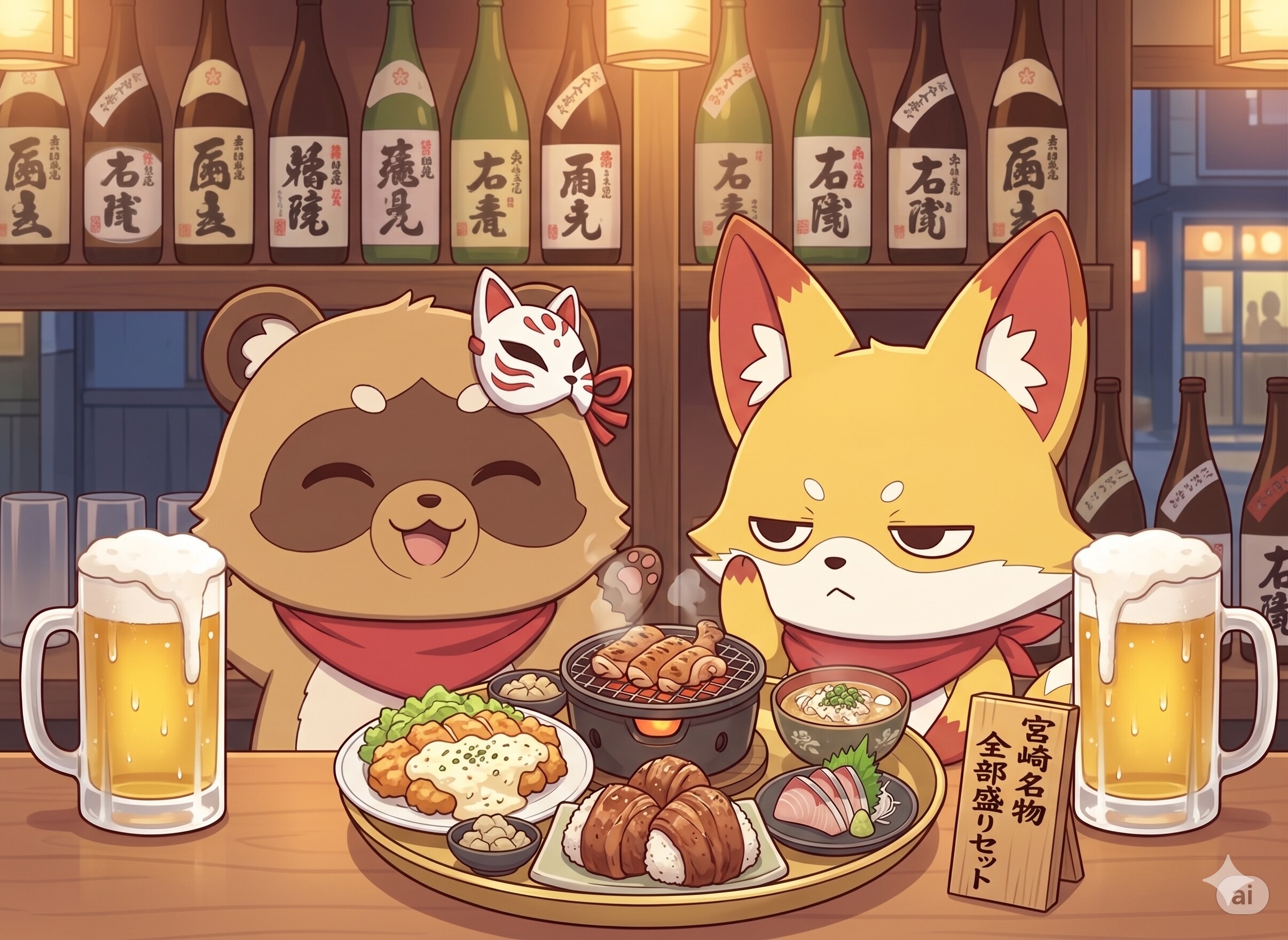 狐狸のだれやめ | の人気AIイラスト・グラビア