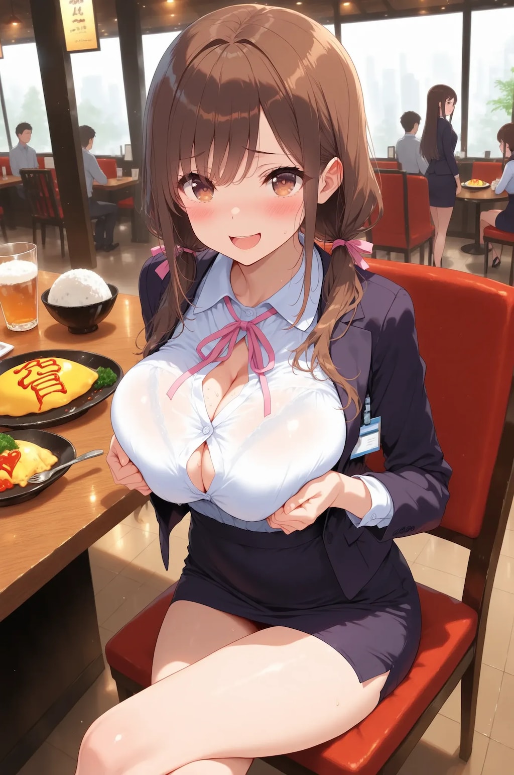 ブルン💓ムギュ💓ほら早く食べよ💓