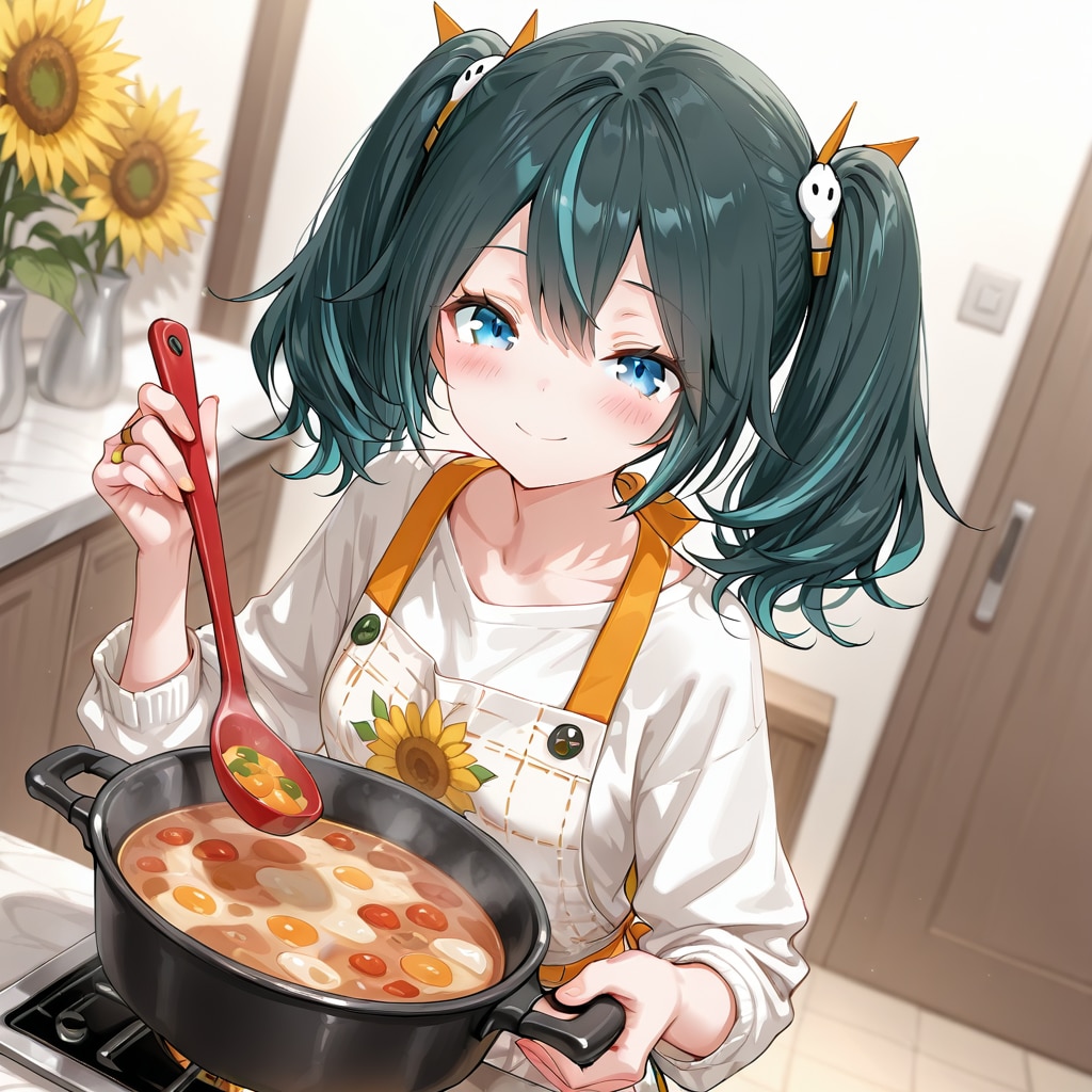 お料理が得意な女の子