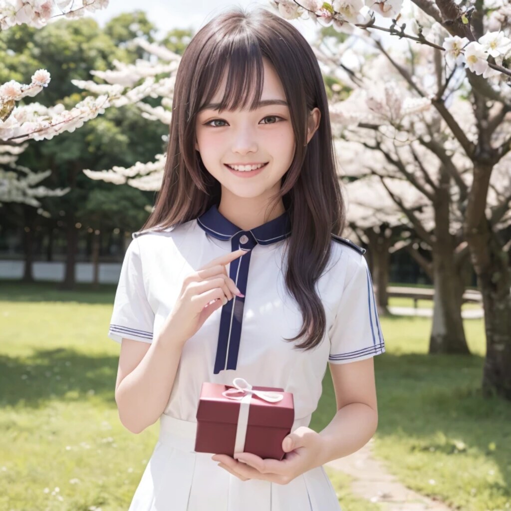 黒髪ロングでセーラー服の美女８３