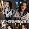 JK セーラー女子校生 精子まみれの日常 《夜の路地裏 編》 3枚目