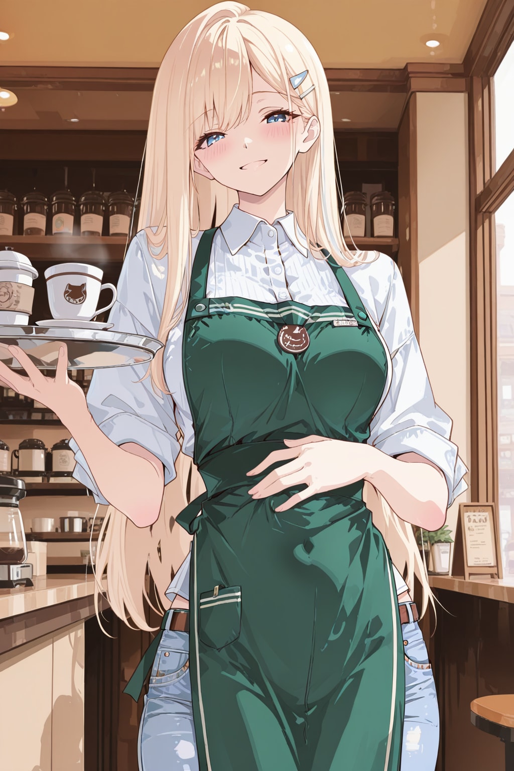 どこ見てるんですか？店長さん…。