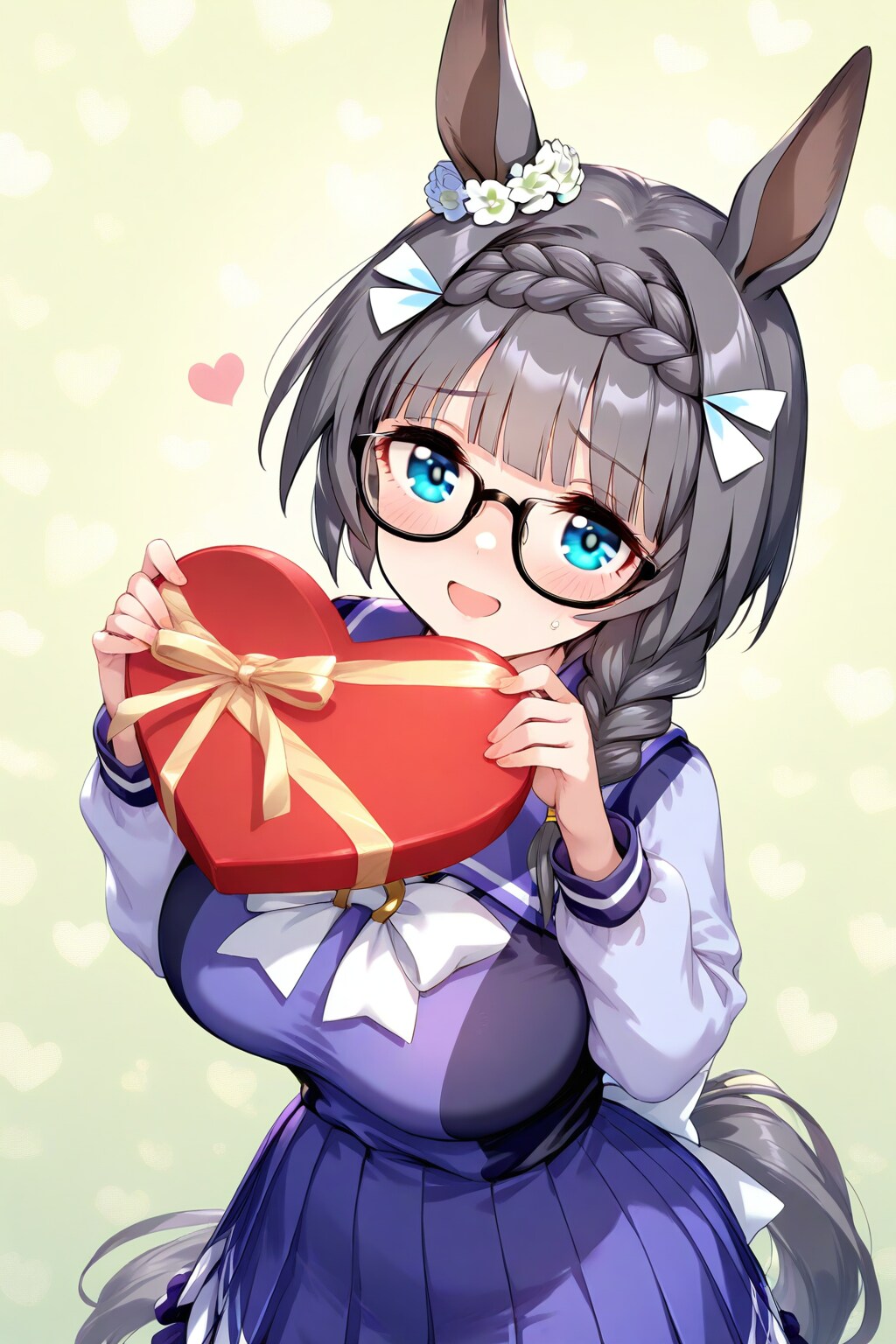 ウマ娘・ゼンノロブロイのバレンタインデー（予行練習中）