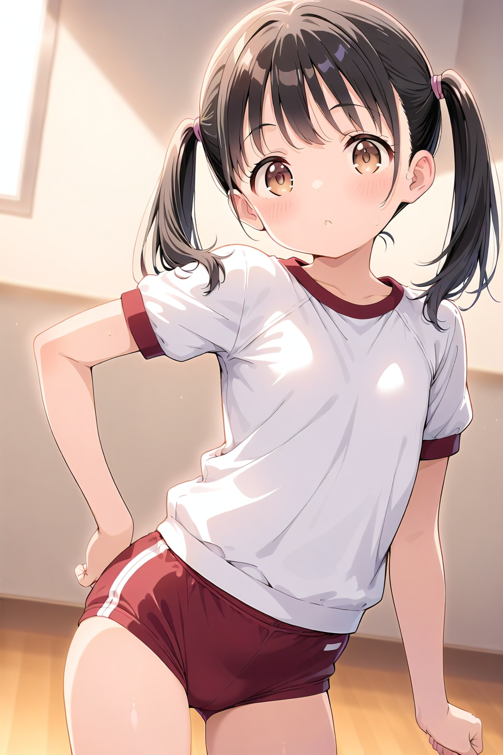 体操服美少女