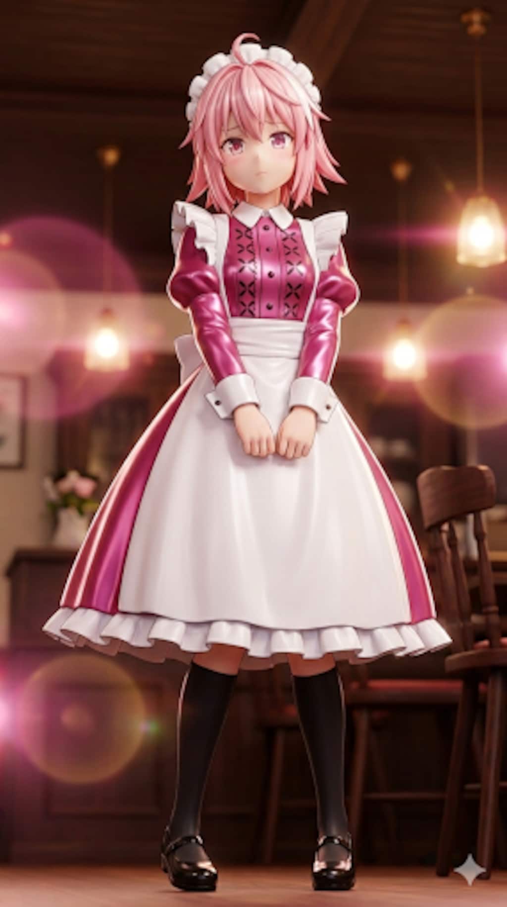 俺の友達が可愛すぎて困る　沢渡雪緒　メイド服