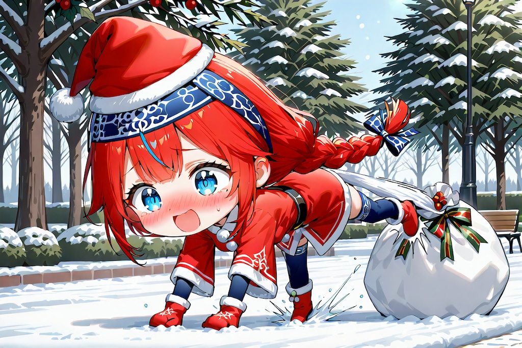 ソリ行け！サンタクロポックルくん！