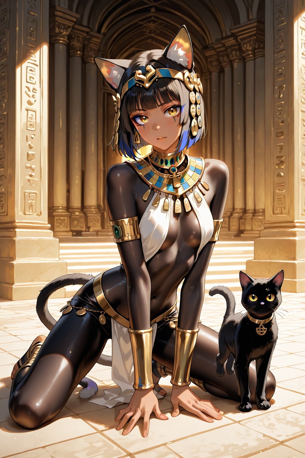 猫と