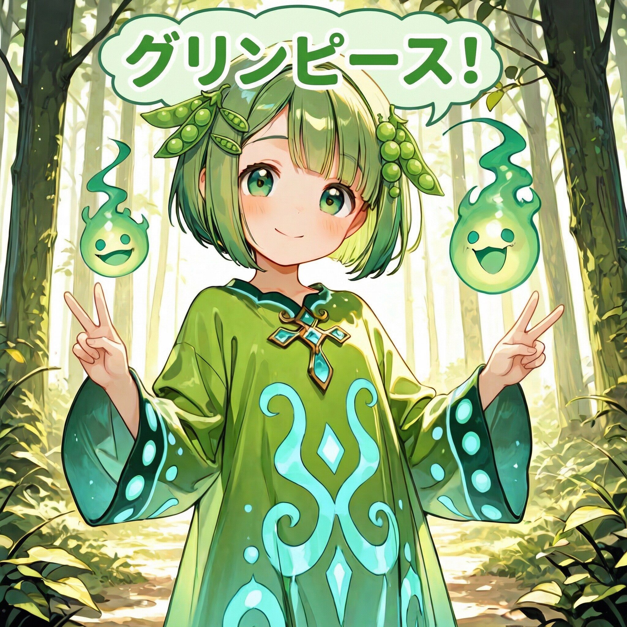 グリンピースの女神ちゃん