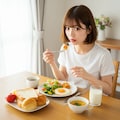 若奥様　朝食とストレッチ 8枚目