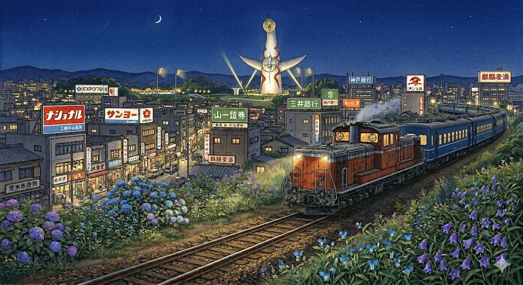 EXPO70大阪万博　周辺イメージ