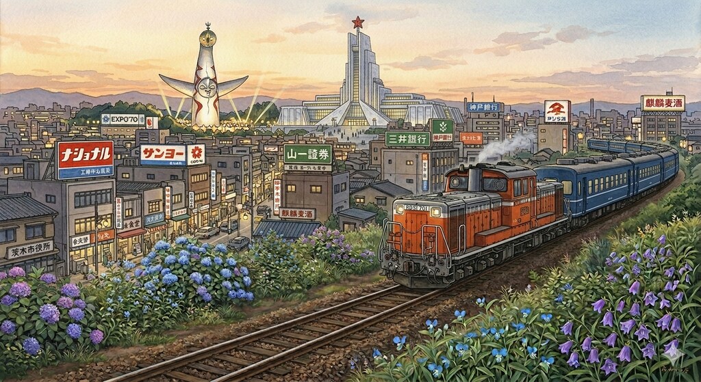 EXPO70大阪万博　周辺イメージ