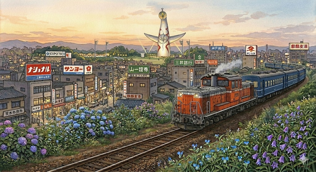 EXPO70大阪万博　周辺イメージ
