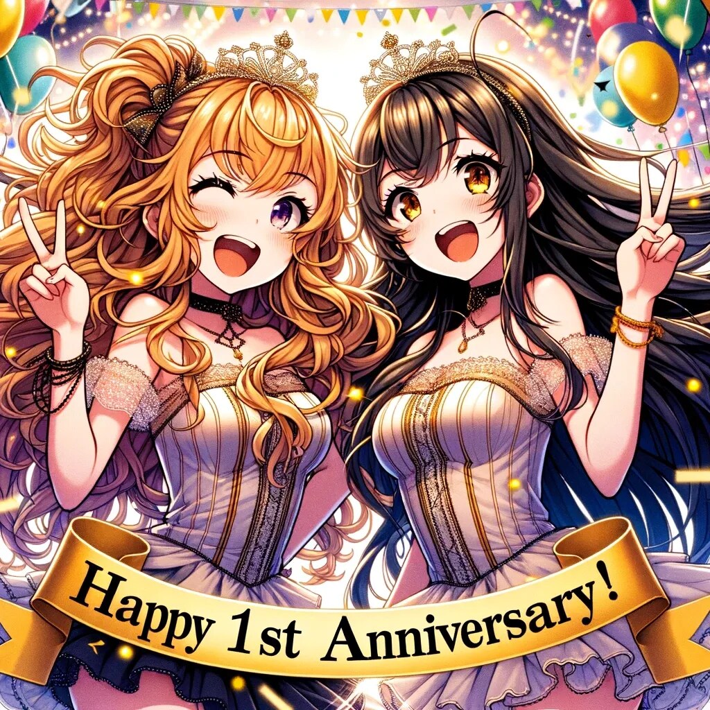 ㊗ちちぷい一周年🎂