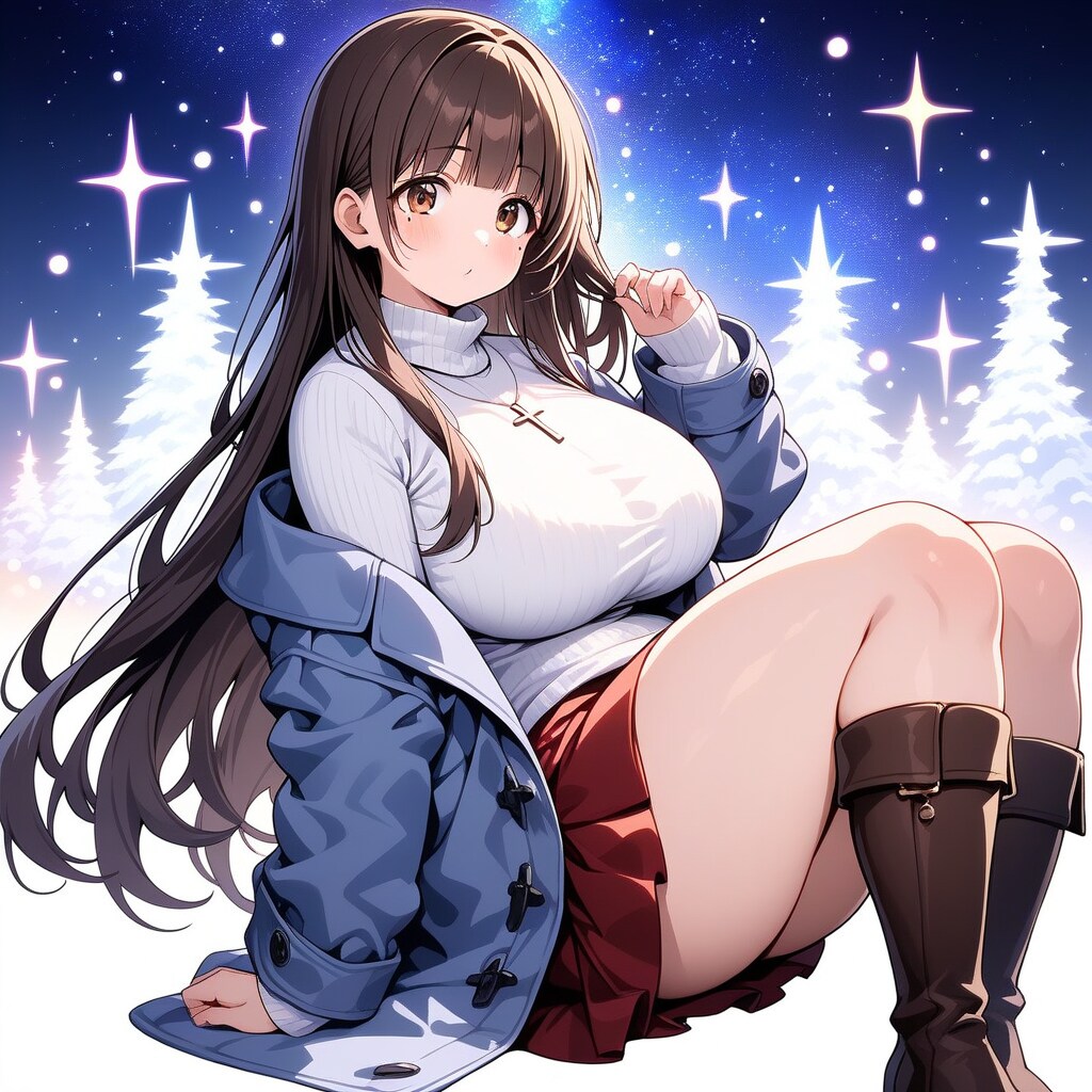 雪の森で