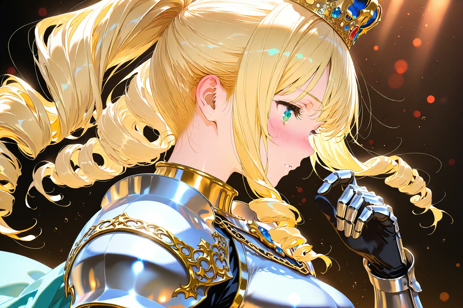 赤面する姫騎士（DRAGON | の人気AIイラスト・グラビア