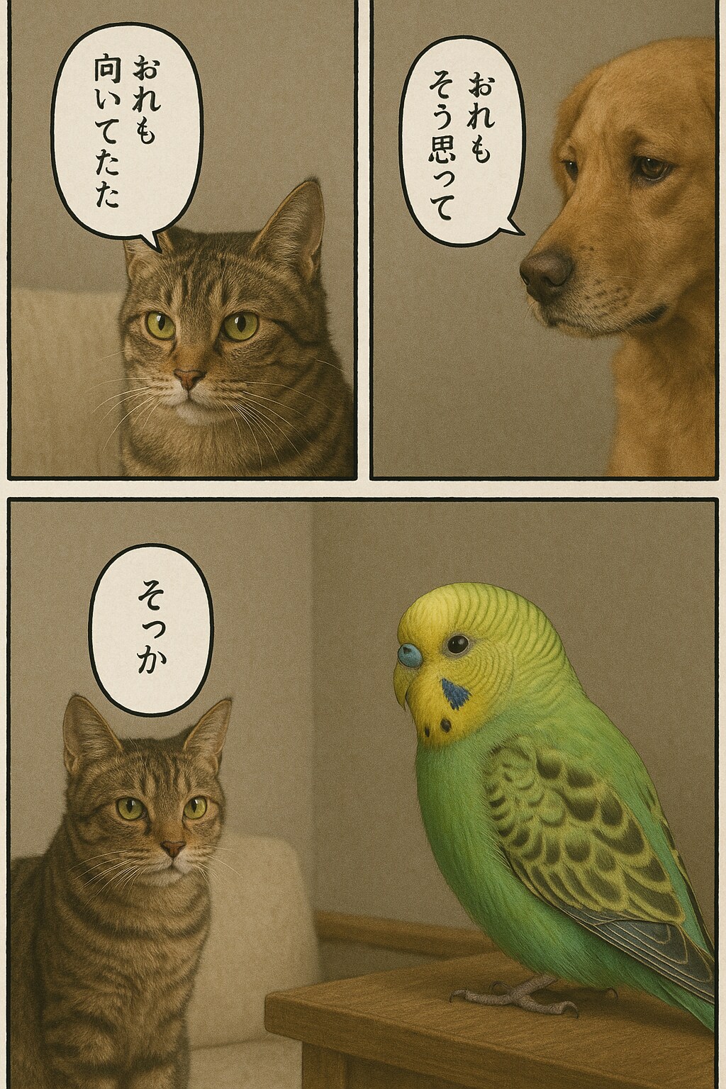 いぬとねこといんこ1[説明で使った画像とか続きとか]