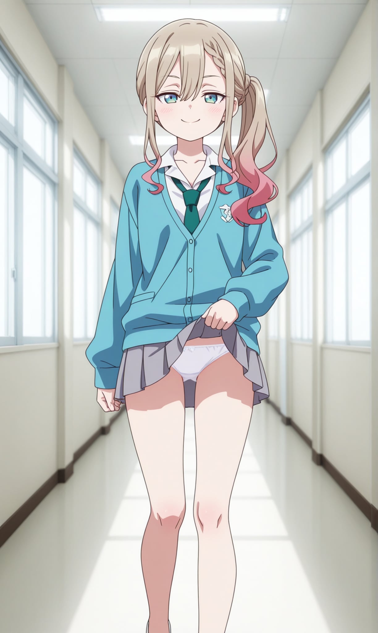 涼風涼【スカートたくし上げ】