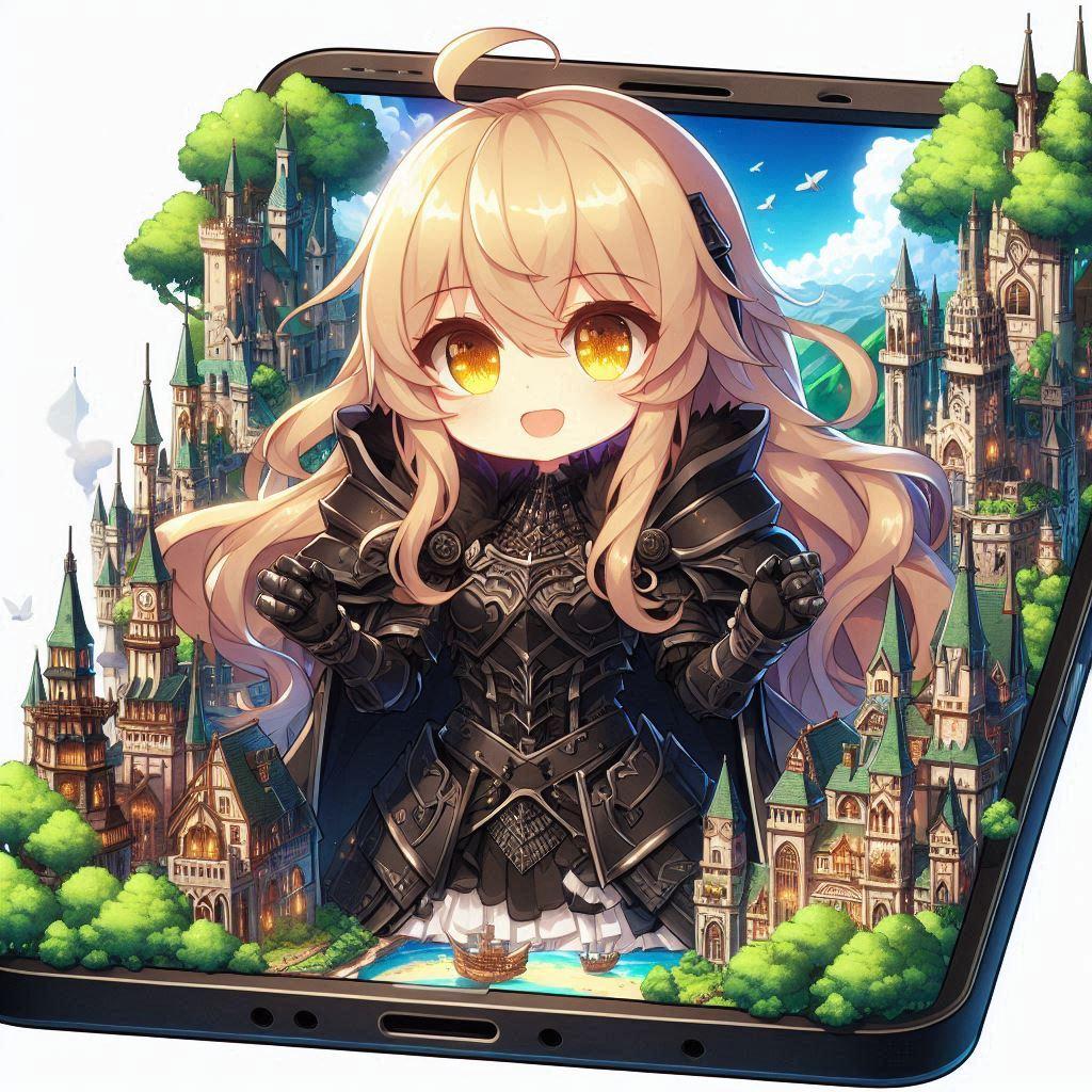 スマホ画面と箱庭エリザベス | の人気AIイラスト・グラビア