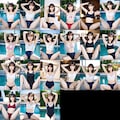 オリジナルモデル「リカ」の貧乳スポーツブラと脇見せと開脚 2枚目