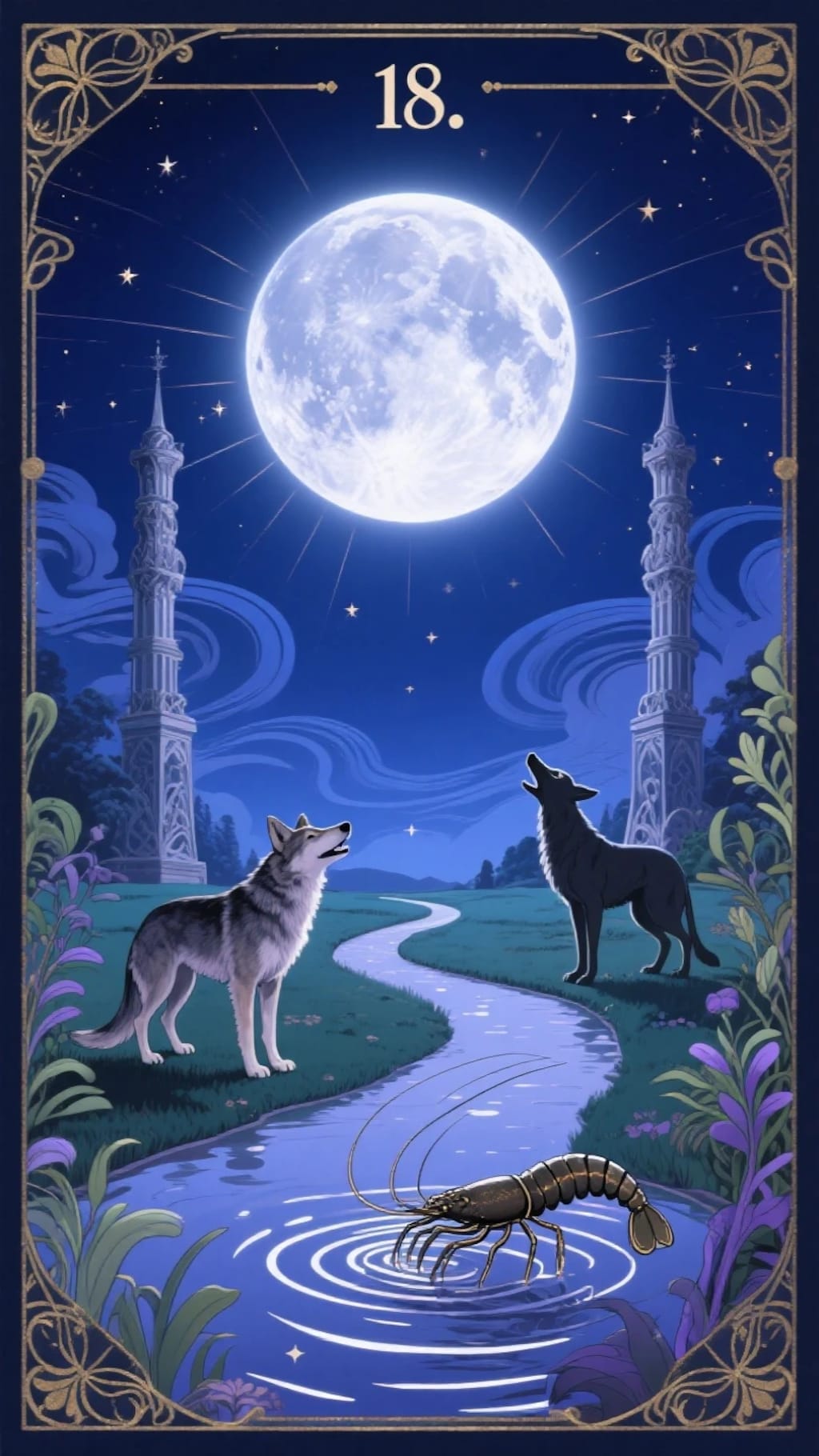 企画：タロットカード（１８月）動画あるよ