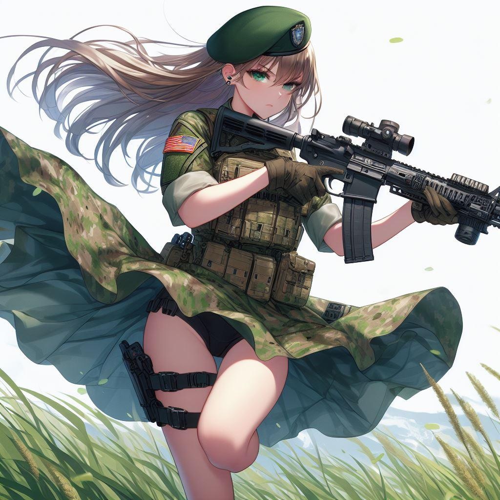 グリーンベレー女兵士3