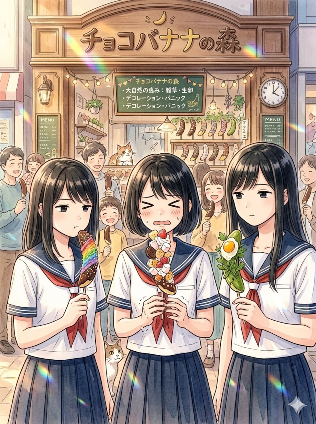 進化系チョコバナナ