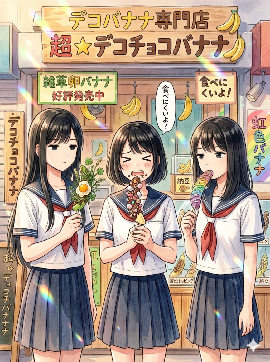進化系チョコバナナ