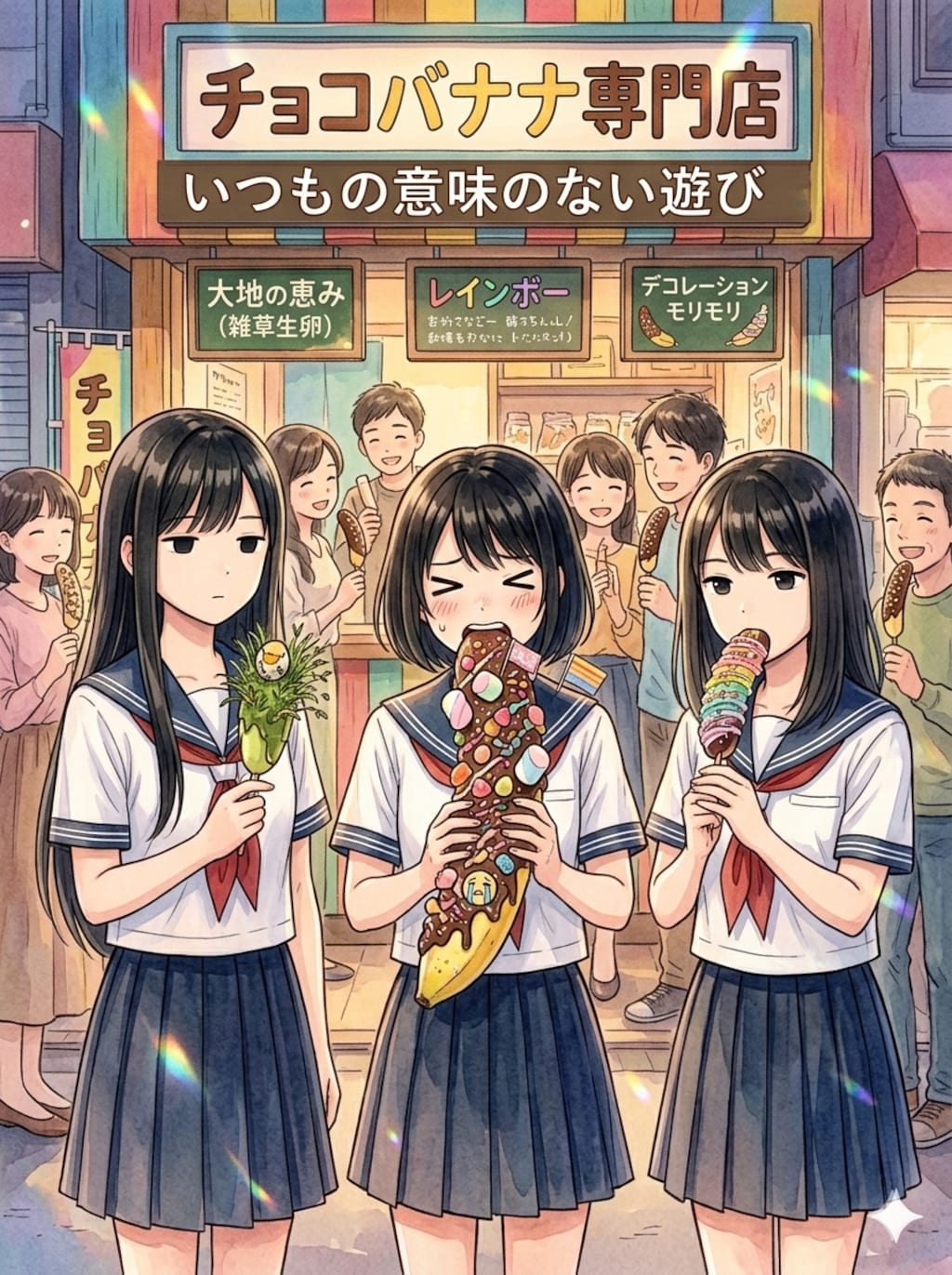 進化系チョコバナナ
