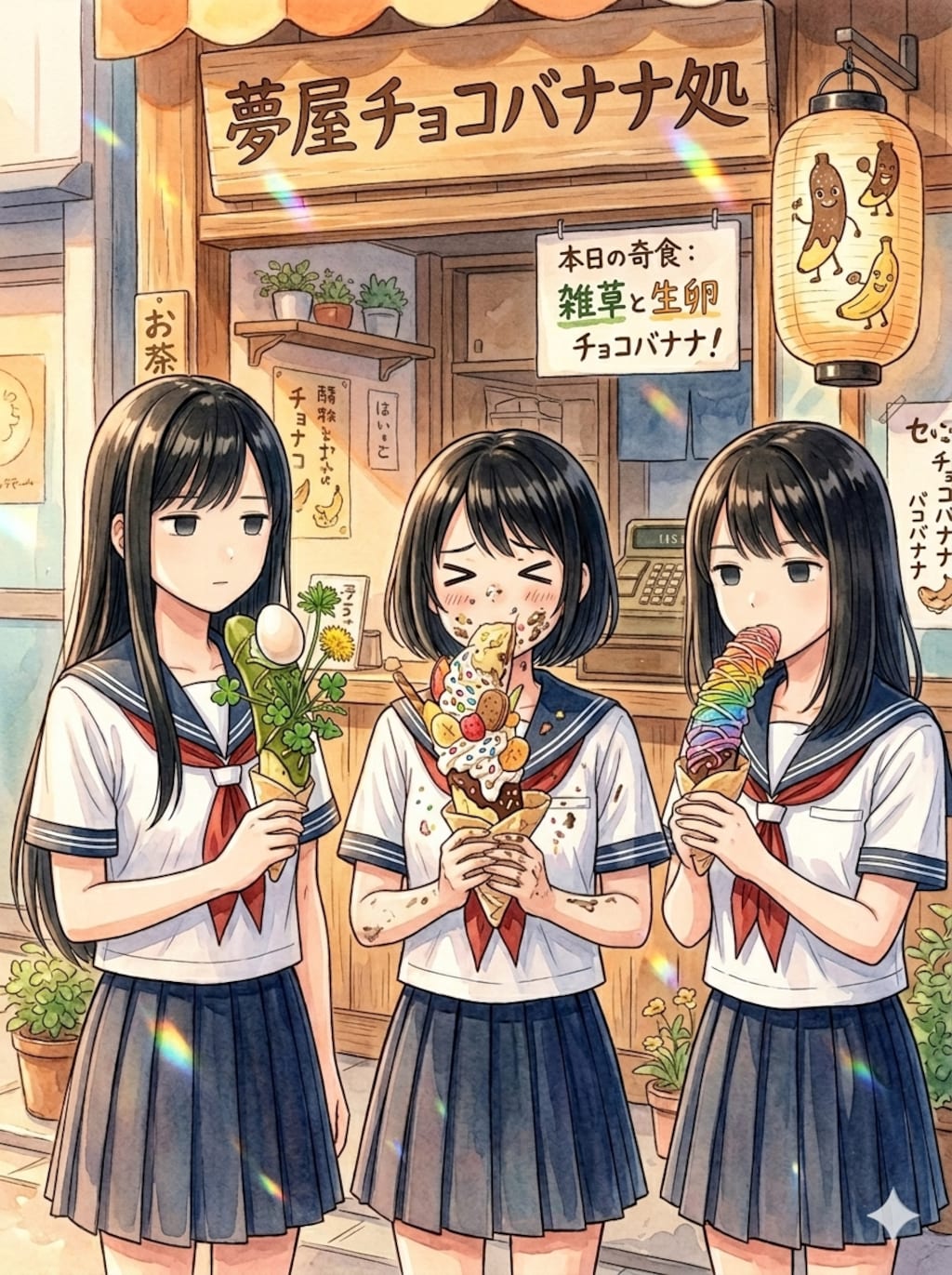 進化系チョコバナナ