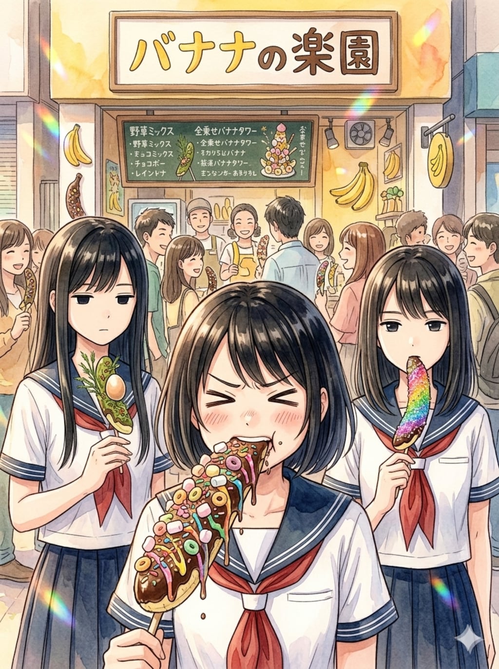 進化系チョコバナナ