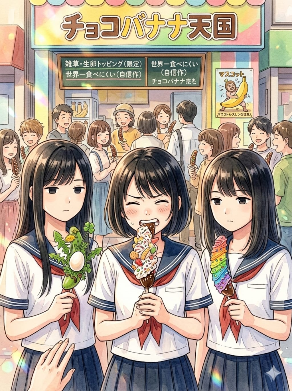 進化系チョコバナナ