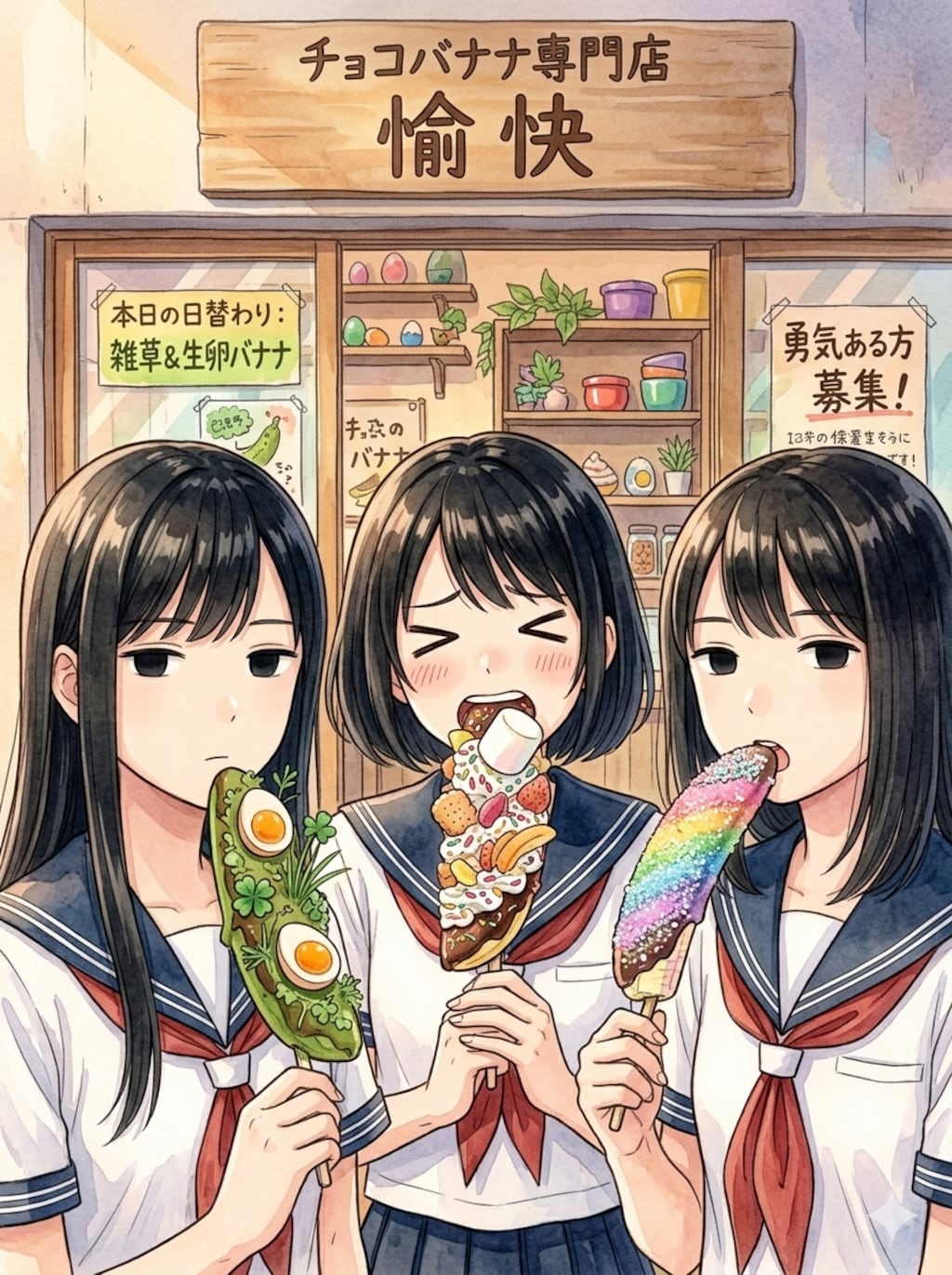 進化系チョコバナナ