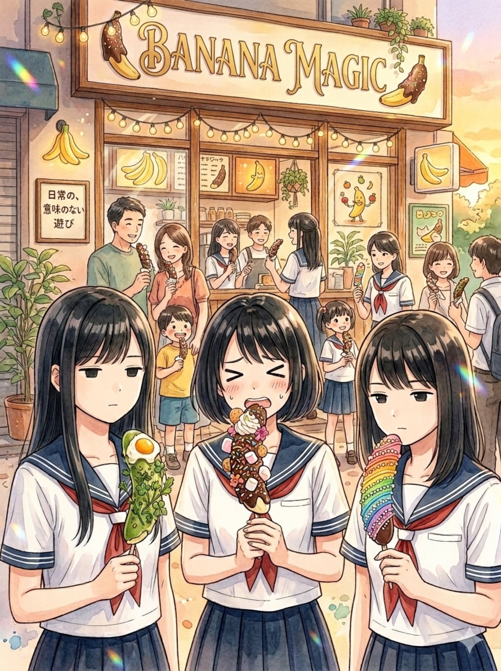 進化系チョコバナナ