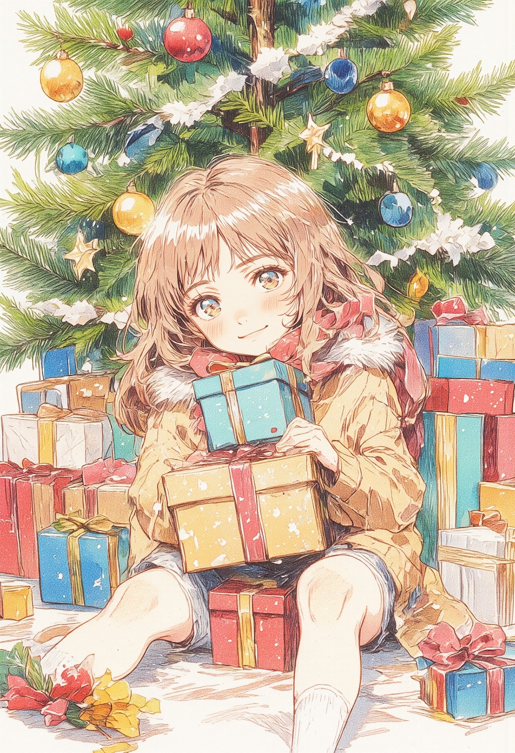 プレゼントをもらった子供 3