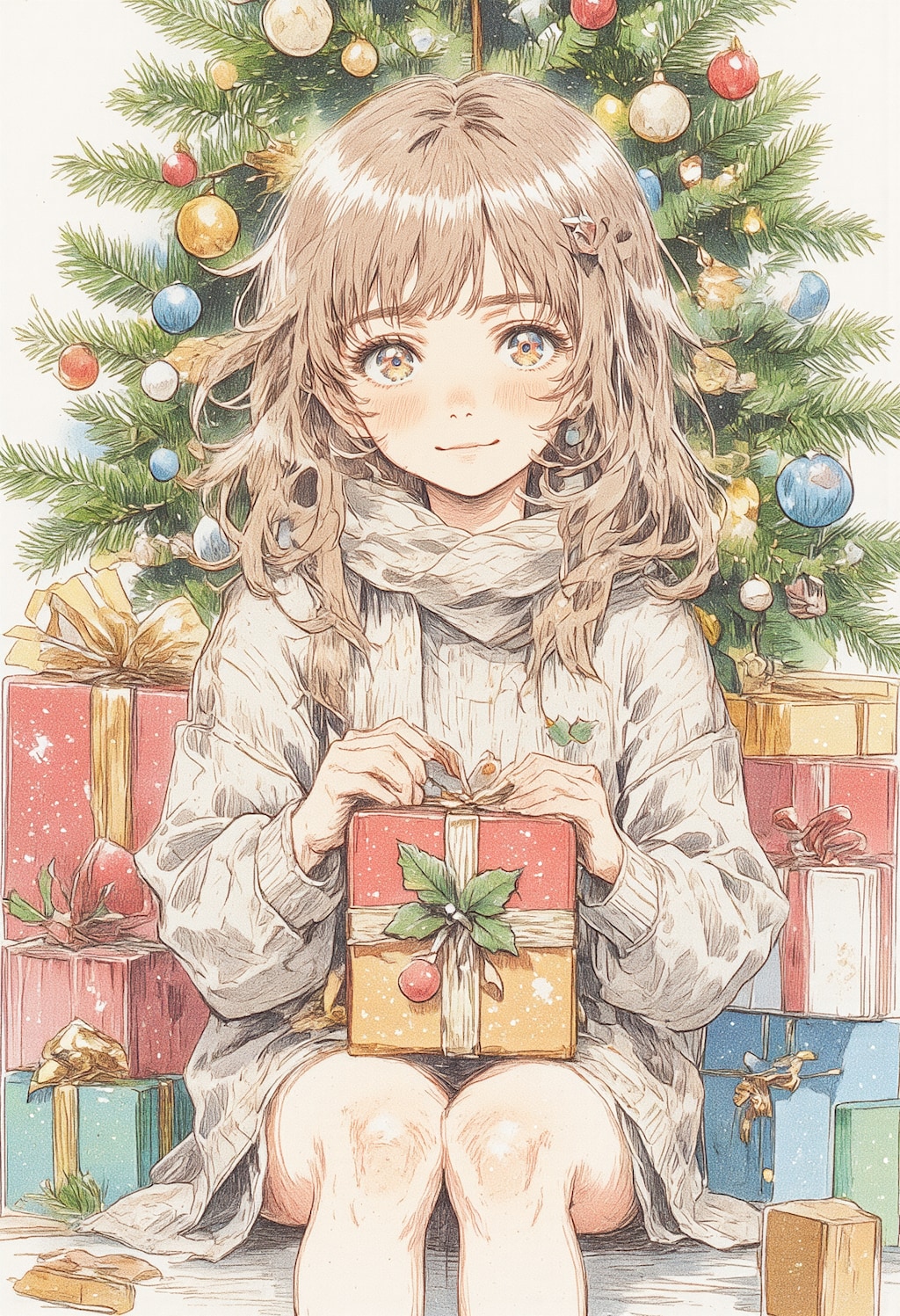 プレゼントをもらった子供 3